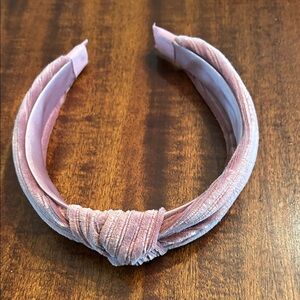 Headband Mauve Velvet knot